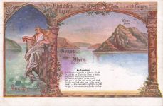 Loreley Lorelei Jungfrau Loreley Rheinpanorama Kat. Sankt Goarshausen