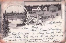 Postkarte Carte Postale Oppenau Gruss von der Zuflucht