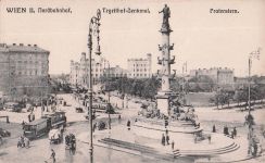WIEN 11. Nordbahnhof, Tegetthof-Denkmal, Praterstern.