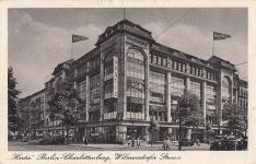 Ansichtsk-Ak*, Hertie, Berlin Charlottenburg -Wilmersdorfer Strasse