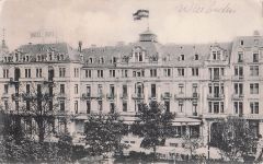AK Wiesbaden, Frontansicht des Hotel Rose