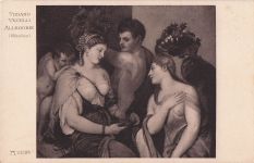 ranz Hanfstaengl, München, Gemälde, Venus und Bacchantin nach Tizian