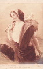 Postkarte, Frankreich, Abel Boyé „In den Bergen“