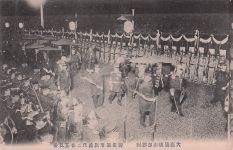 DIE KAISERLICHE LEICHENWAGENKONZESSION JAPANISCHE MILITÄRMARSCH-POSTKARTE (1912)!