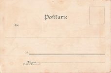 LITHO GRÜSSE AUS RÜDESHEIM RHEINGAU TAUNUS NATIONALDENKMAL + BINGEN 3 BILD 1900