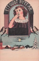 "ETT GODT NYTT ÅR", was auf Norwegisch "Ein gutes neues Jahr" bedeutet.