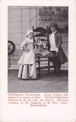 Zaandam Vieux costumes de Zaanlande Trois d’une famille Klederdracht Vintage 1900