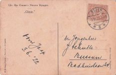 Künstler Ak Cramer, Rie, Gijsje, Junge am Esstisch