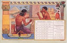 Die Kunst des Schreibens Ägyptisch Februar 1904 Werbung Oliver Typewriter