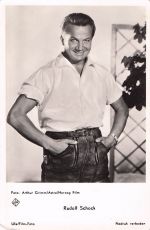 Ansichtskarte Opernsänger Rudolf Schock mit den Händen in den Taschen