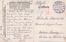 Deutscher Luftflotten Verein - Fesselballon - Künstlerkarte