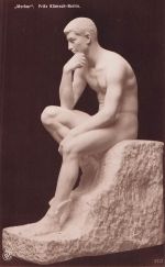 Ansichtskarte Plastik Merkur von Fritz Klimsch