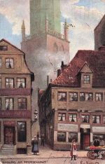 AK XVI. dt. Bundesschiessen Hamburg gelaufen 1909