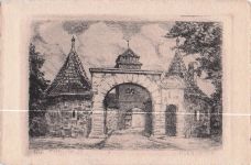 Das Röderthor. Holzstich