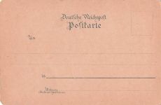 Lithographie Rüdesheim am Rhein, Eremitage a. d. Niederwall, Jagdschloss, Niederwalddenkmal