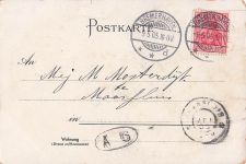 Künstler-AK Bremerhaven, Marktplatz und Bürgermeister Smidt-Denkmal