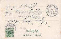 Lithographie Köln, Panorama mit Dampfer, Dom und Richard-Wallraf Museum