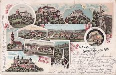 AK / Ansichtskarte Muensingen Teck Tuebinger Schloss Lichtenstein Rechberg Kat. Muensingen