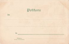 Gruss von der Rudelsburg Burghof und Denkmäler Thüringen Postkarte Litho