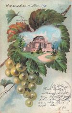 Lithographie Wiesbaden, Am Neuen Theater