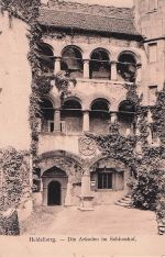 Heidelberg, die Arkaden im Schlosshof