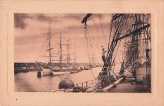 Hamburg Partie aus dem Segelschiffhafen