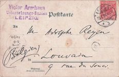 Lithographie Hübsche Frauen mit Harfe wünschen fröhliche Pfingsten