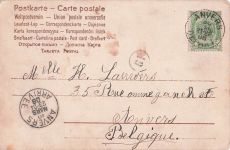 AK Maler zeigt einer Frau sein Landschaftsbild