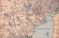 Die Karte zeigt die Region um Glostrup, Rødovre, Brøndbyøster, Hvidovre und Avedøre.