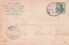 AK Aachen Dom gelaufen n. Koblenz 18.6.1906