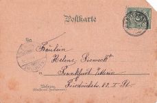 Litho Postcard Greetings from Schrozberg 1899 Station Brewery Gasthof zum Lamm