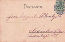 Eisenach - Burghof in der Wartburg - Litho