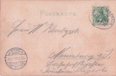 Eisenach - Wartburg, Burghof, Burg, Thüringen (1908) +++ gelaufen