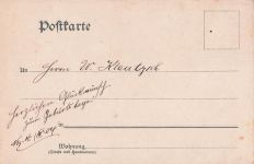 Postcard Naumburg Friedrich Jahn Monument in the Bürgergarten-Haina 1907