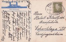 KIEL Holtenauer Schleuse Germany c1910s Vintage Postcard Out West Vintage Postcards (1