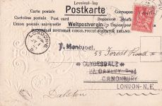 Jugendstil-Postkarte