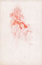 Künstler AK A. CALBET Lithografie