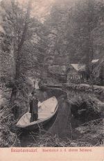 AK * Bootsstation a.d.oberen Schleuse - Hinterhermsdorf