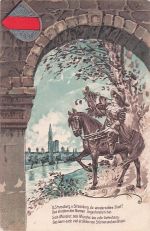 STRASSBURG - Elsass - Bas-Rhin CPA 67 Souvenir-Postkarte Reiter A Staerck