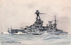 französische Schlachtschiff Lorraine