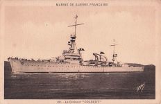 Ak Französisches Kriegsschiff, Marine de Guerre, Le Croiseur Colbert