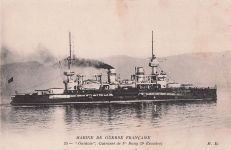 MARINE DE GUERRE FRANÇAISE 25-"Gaulois", Cuirassé de 1 Rang (3ª Escadre)