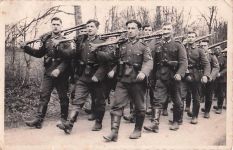 deutsche Soldaten der Wehrmacht.