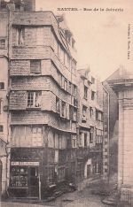 JUDAICA, NANTES, RUE DE LA JUIVERIE, Vintage Postcard