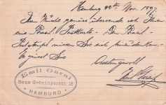 brasilianische Ganzsachen, die 1897 von Hamburg nach Basel