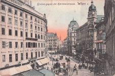 Graben gegen die Kärntnerstrasse. Wien 1.