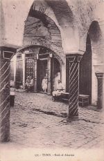 Alte Ansichtskarte AK TUNESIEN TUNIS - Souek el Attarine