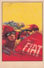 Künstler AK Plinio Codognato Fiat Grand Prix d'Europe 1923