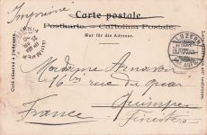 Litho Lucerne Luzern Stadt Schweiz, Blumenfrauen, Stadtansicht, Schokolade Suchard