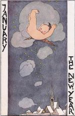 Künstler Ak Cramer, Rie, JANUARY THE NEW YEAR Monat: